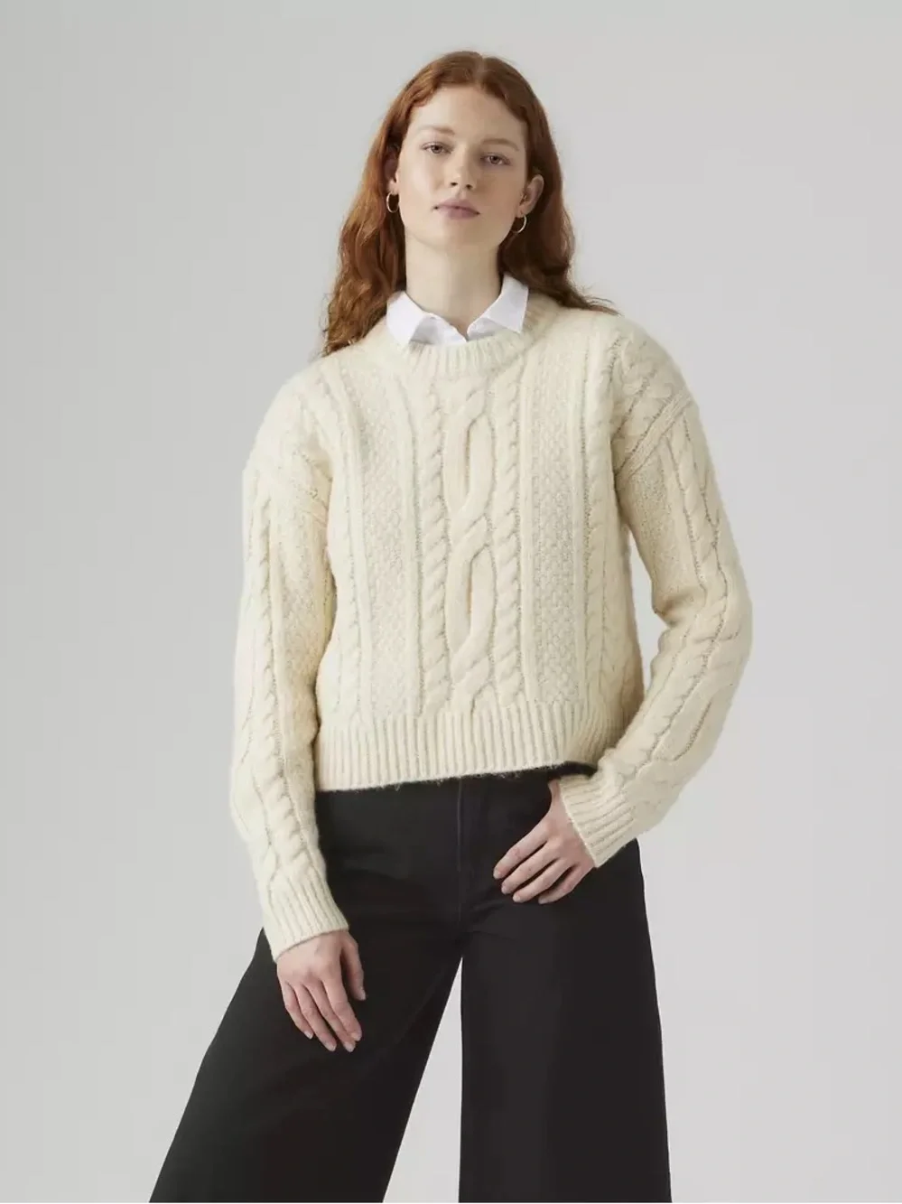 Levi’s Ines Cable Sweater - Picture 2 of 5
